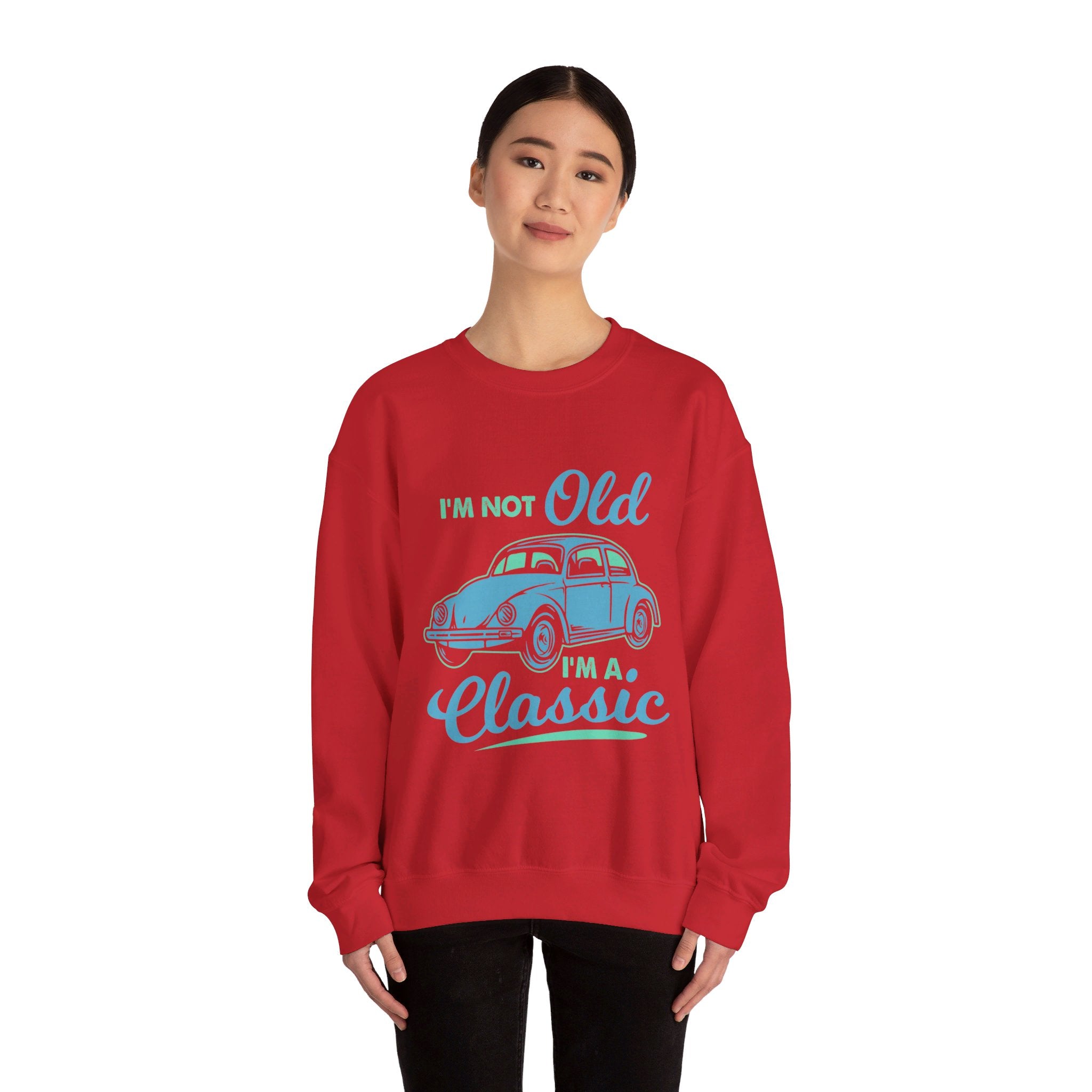 Je ne suis pas vieux, je suis un sweat-shirt unisexe classique 