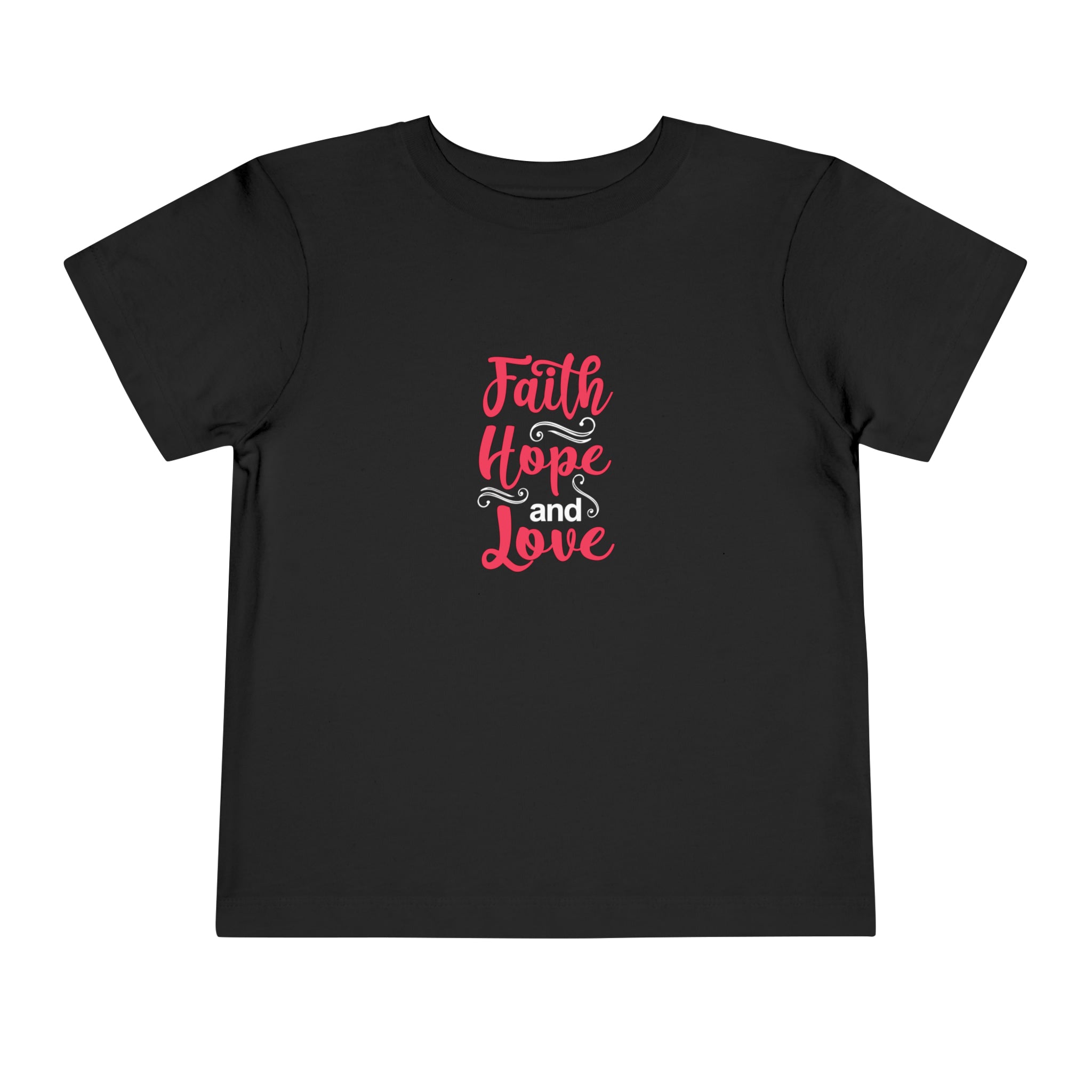 T-shirt pour tout-petits Faith Hope And Love 