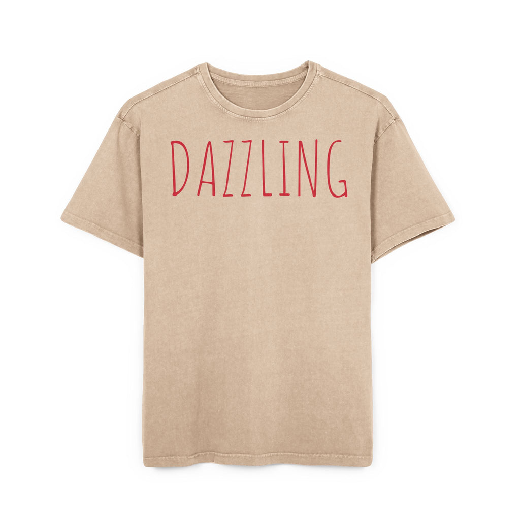 Oversize Tee  - Dazzling Acid Washed T-Shirt