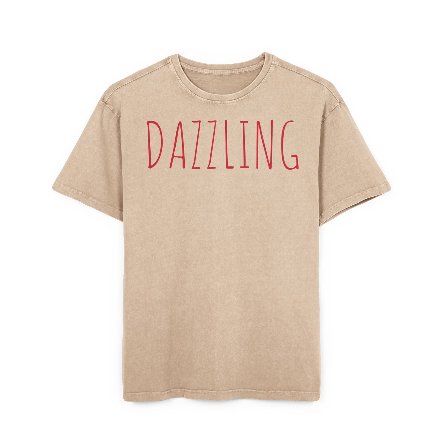 Oversize Tee  - Dazzling Acid Washed T-Shirt
