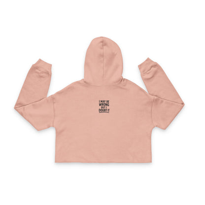 Chic Cropped Hoodie for Women, Casual Streetwear, Trendy Fall Fashion, Unique Gift, Lounge and Activewear