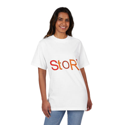 Drop-Shoulder T-Shirt with Stori Design