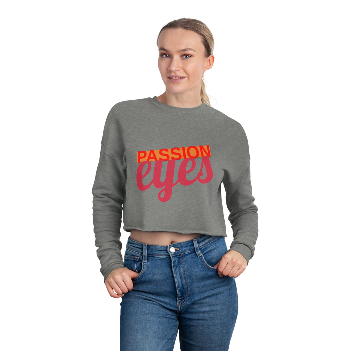 Passion Eyes Cropped Sweatshirt