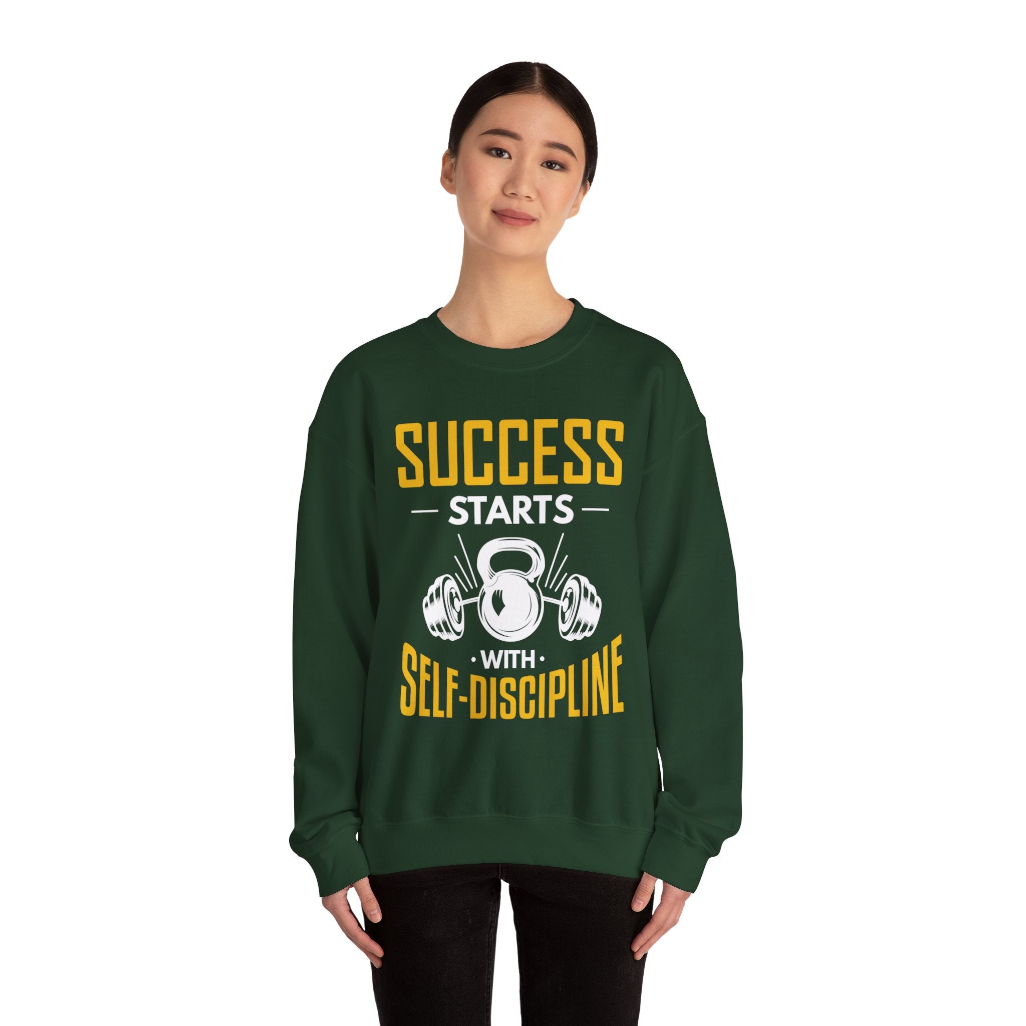 Le succès commence par le sweat-shirt unisexe d’autodiscipline 