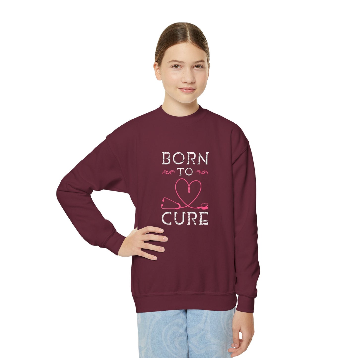 Born To Cure Sweatshirt Printify