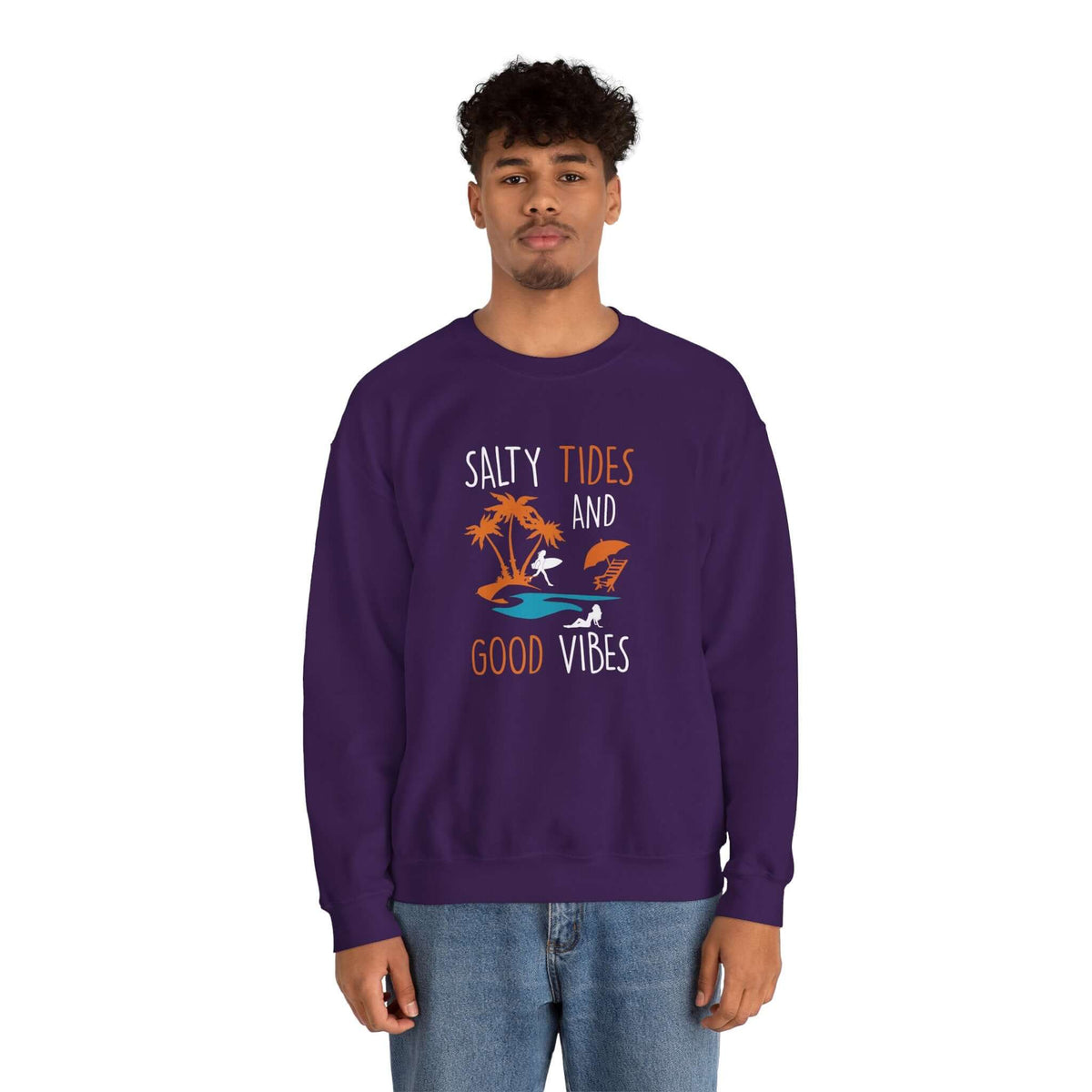 Salty Tides And Good Vibes Unisex Sweatshirt - RC’nSONS