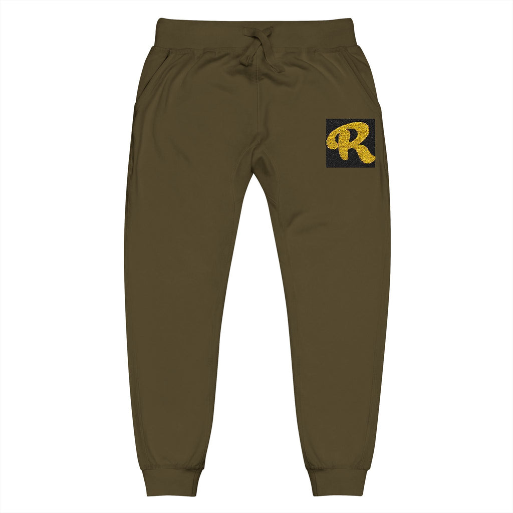Fleece Sweatpants (Embroidery) - Cozy and Stylish Unisex Lounge Pants Printify