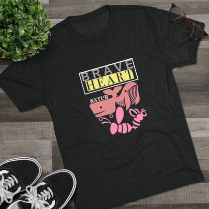 Brave Heart Tri-Blend Unisex T-Shirt