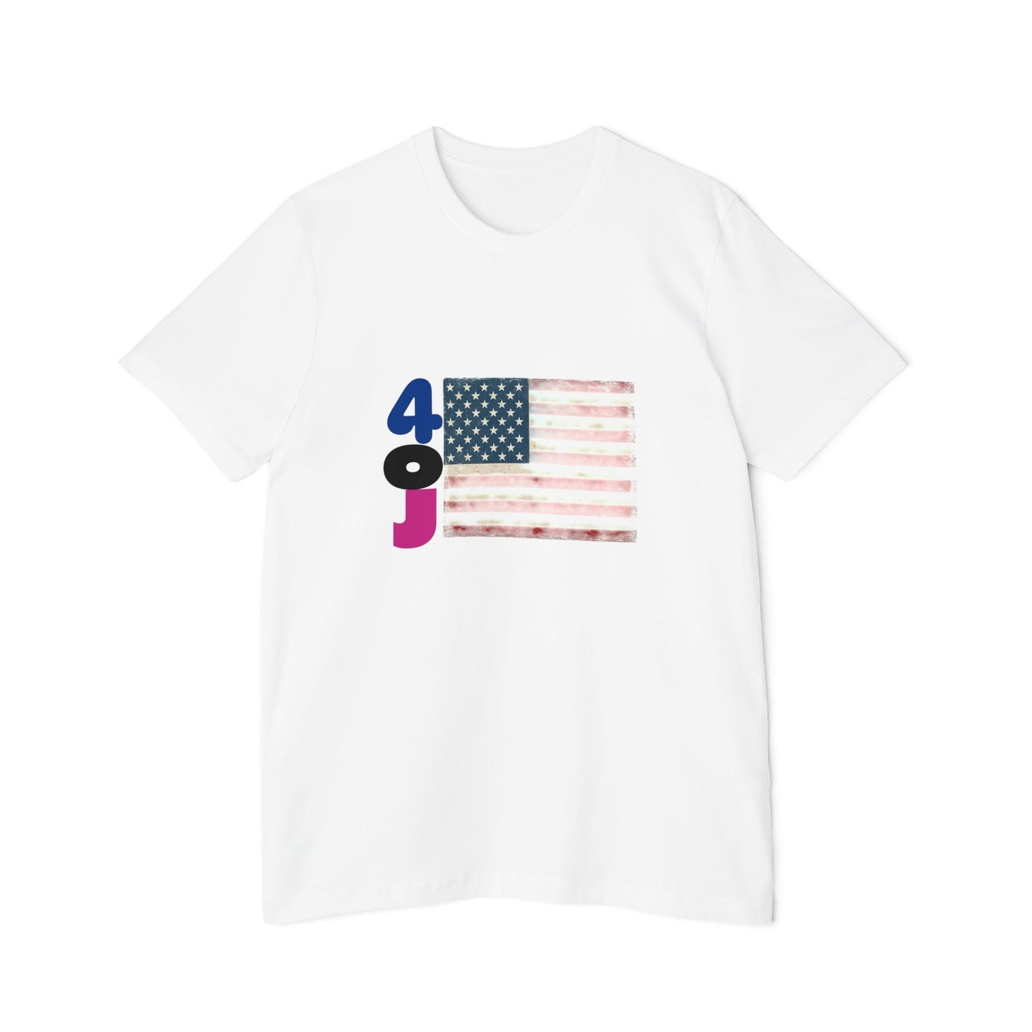 USA Flag Short-Sleeve T-Shirt, Patriotic Tee for Independence Day, Casual Wear, Gift for Veterans, Summer Style Printify