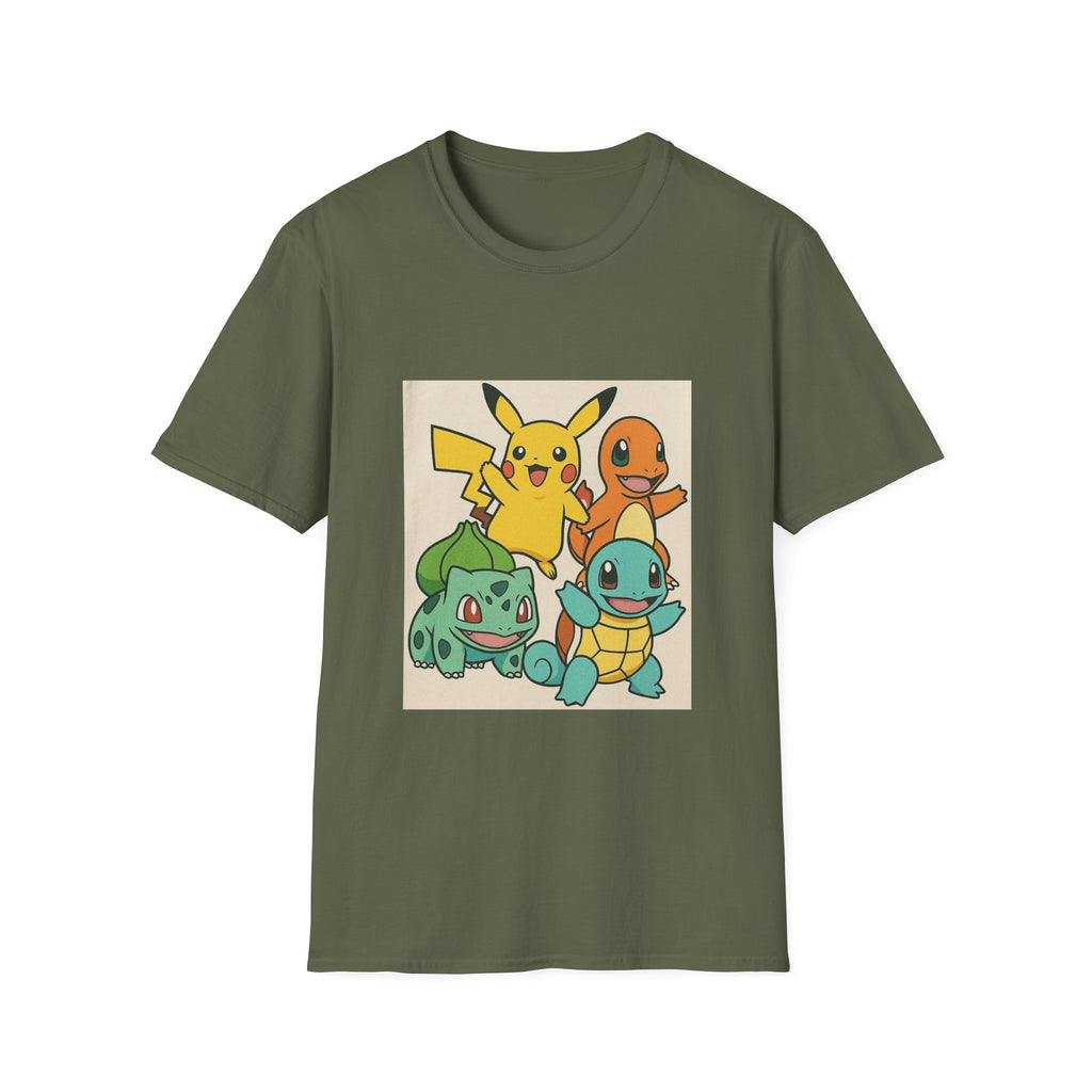 Colorful Play Graphic T-Shirt, Cute Casual Tee, Gamer Gift, Birthday Present, Unisex Style, Cartoon Apparel