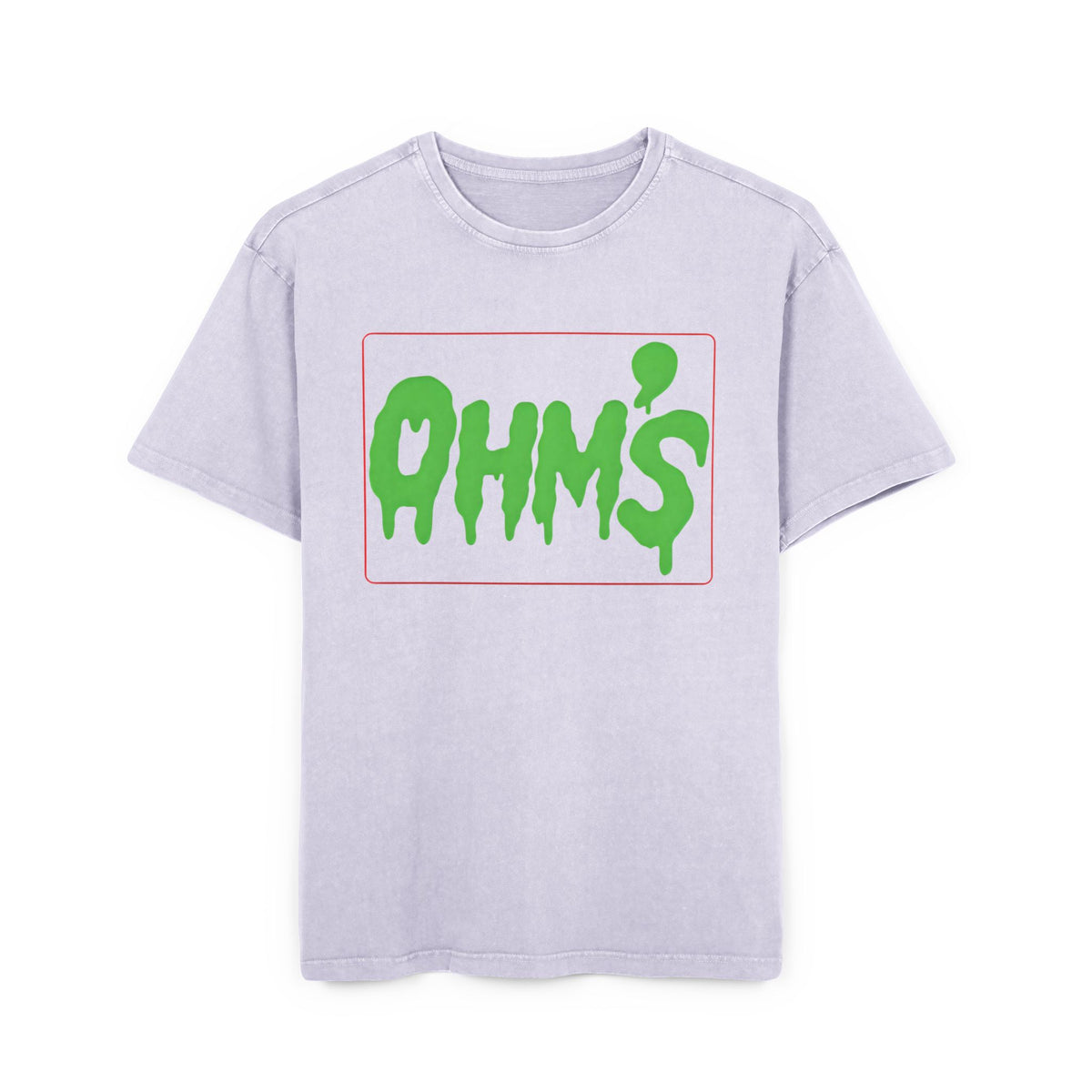 T-Shirt Olm’s Mann Acid Washed Heavy Oversize Tee for Men