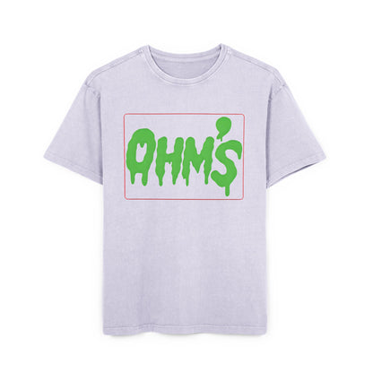 T-Shirt Olm’s Mann Acid Washed Heavy Oversize Tee for Men