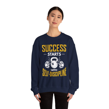 Success Starts With Self-Discipline Unisex Sweatshirt