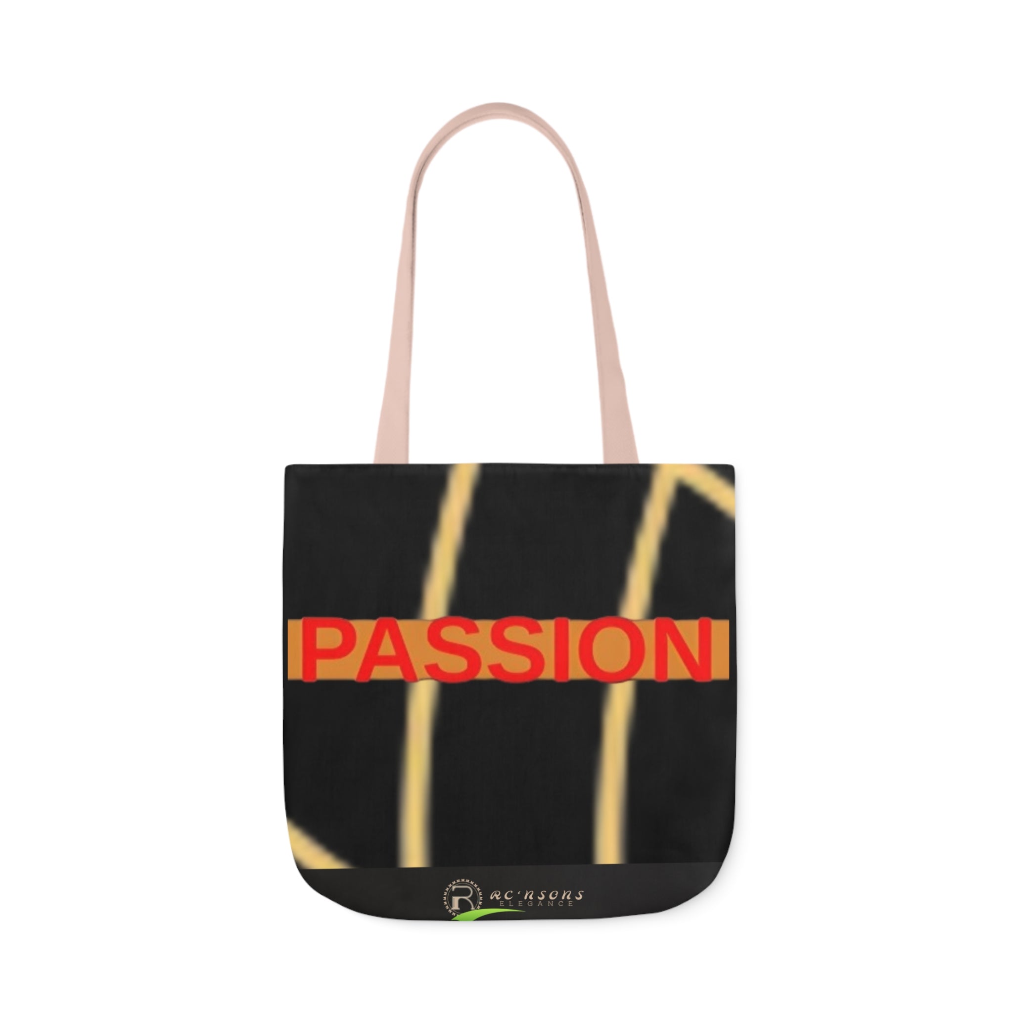 Passion Canvas Tote Bag, 5-Color Straps