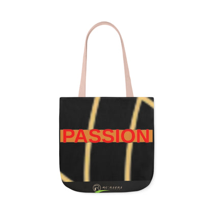 Passion Canvas Tote Bag, 5-Color Straps