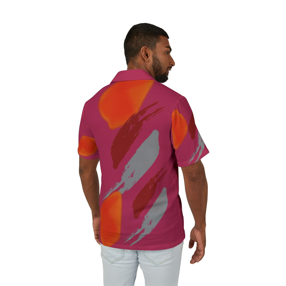 Trendy Men's Hawaiian Camp Shirt, Summer Fashion, Vacation Wear, Beach Outfit, Casual Shirt Printify