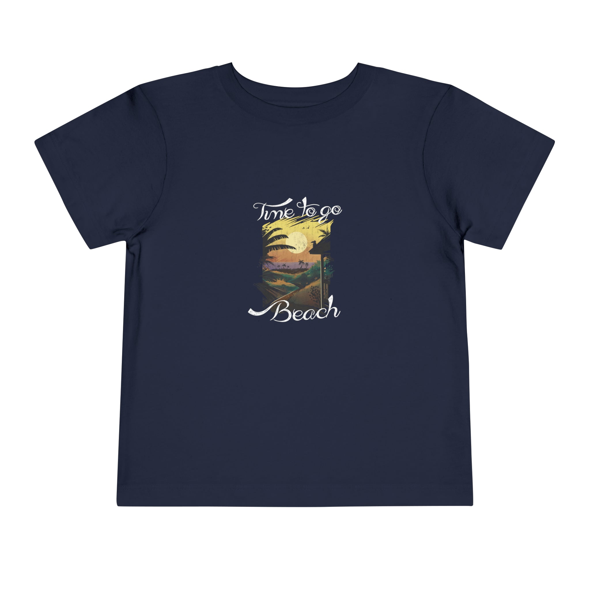 T-shirt pour tout-petits Time To Go Beach 