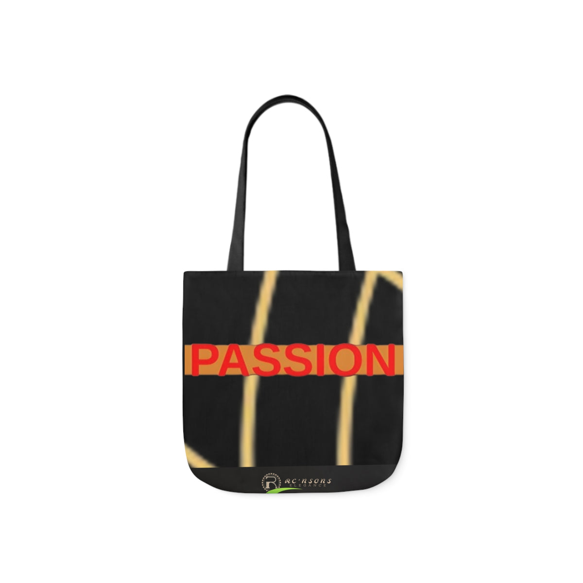 Passion Canvas Tote Bag, 5-Color Straps