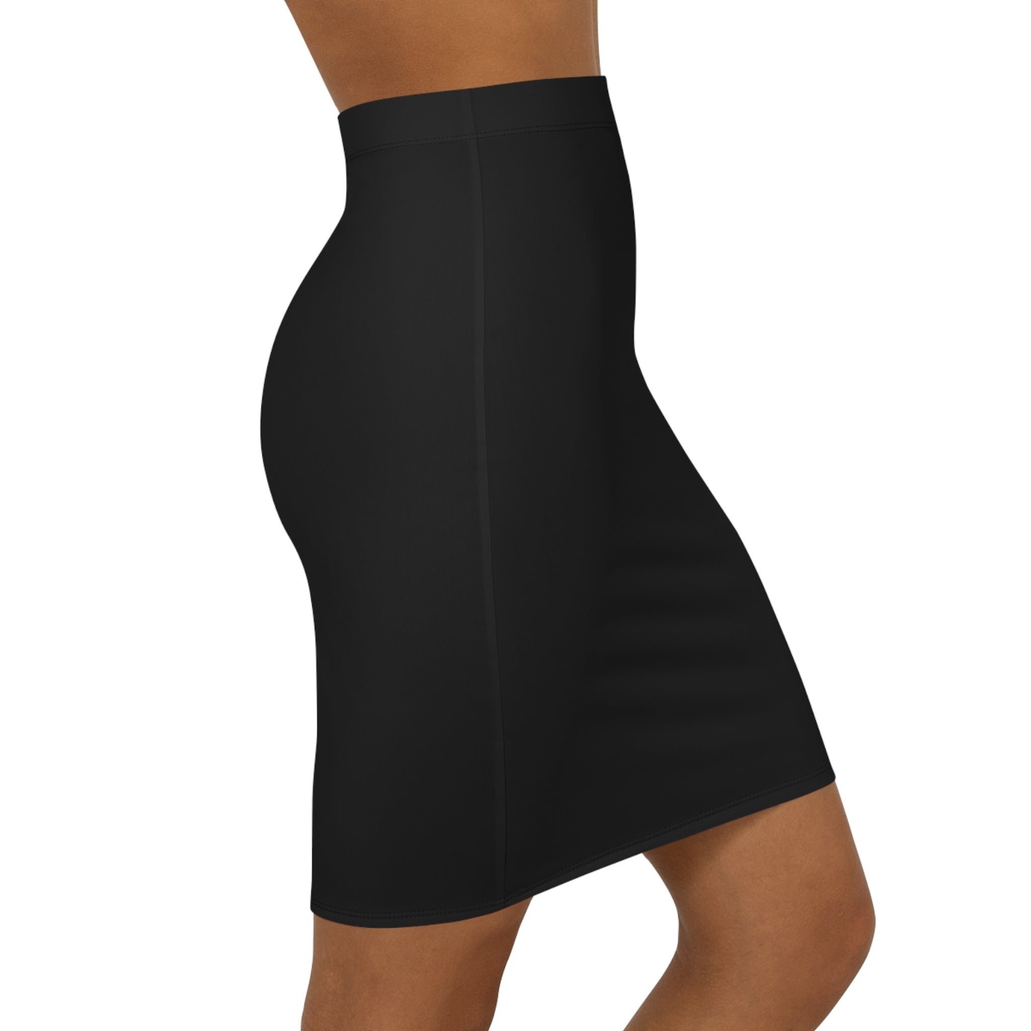Pencil Skirt - Stylish Women's Mid-waist Versatile Black Essential