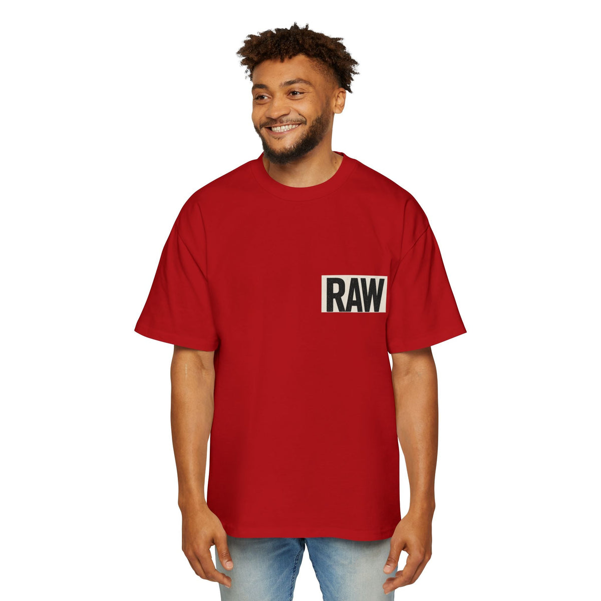 Men's Heavy Oversized Tee - Casual Streetwear, Summer Essential, Graphic T-Shirt, Gift for Him, Trending Fashion Printify