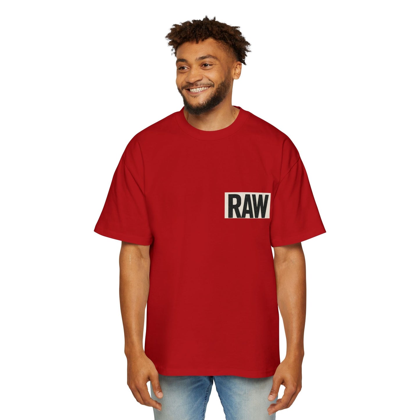 Men's Heavy Oversized Tee - Casual Streetwear, Summer Essential, Graphic T-Shirt, Gift for Him, Trending Fashion Printify