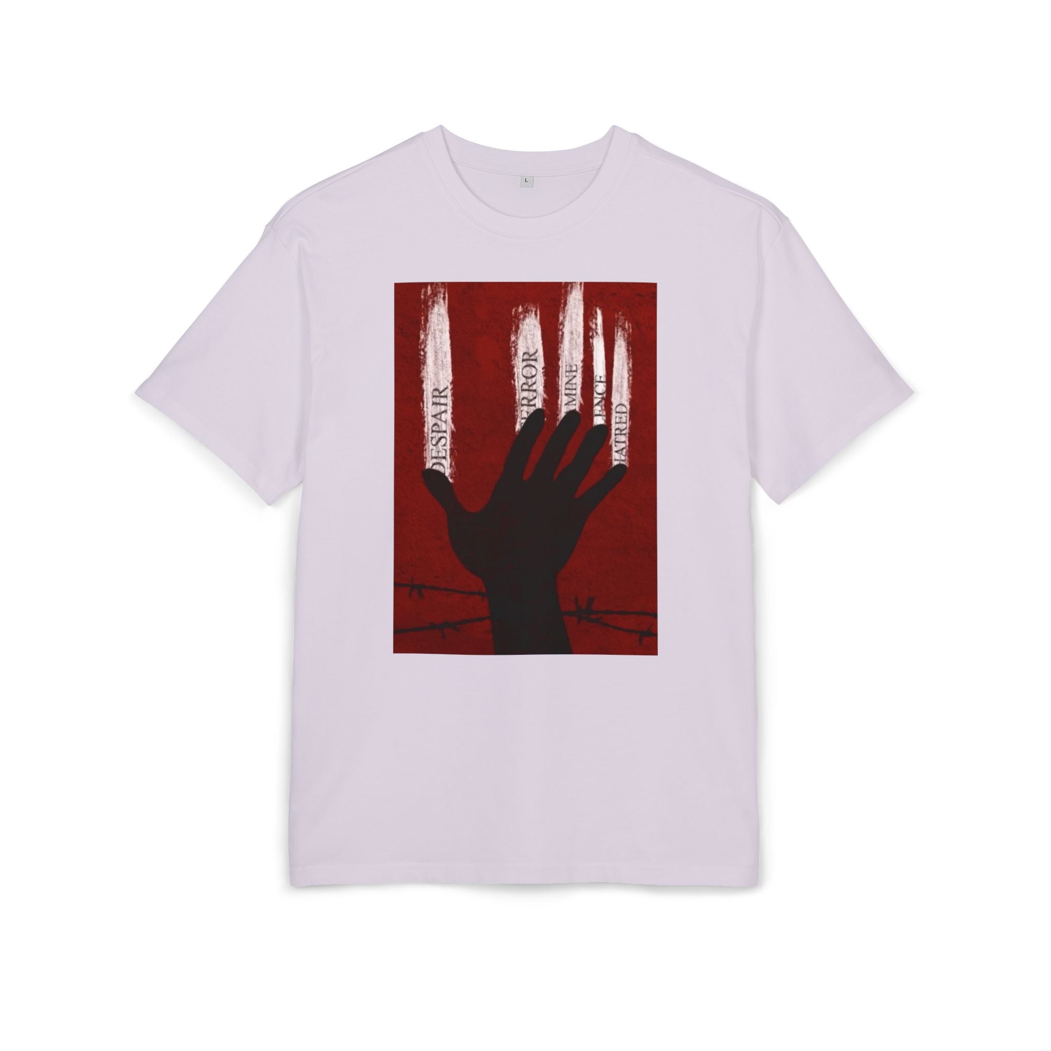 Bold Artistic Oversized Tee, Grunge Style Graphic Shirt, Unisex Urban Fashion, Statement Tee for Streetwear, Gift for Art Lovers Printify