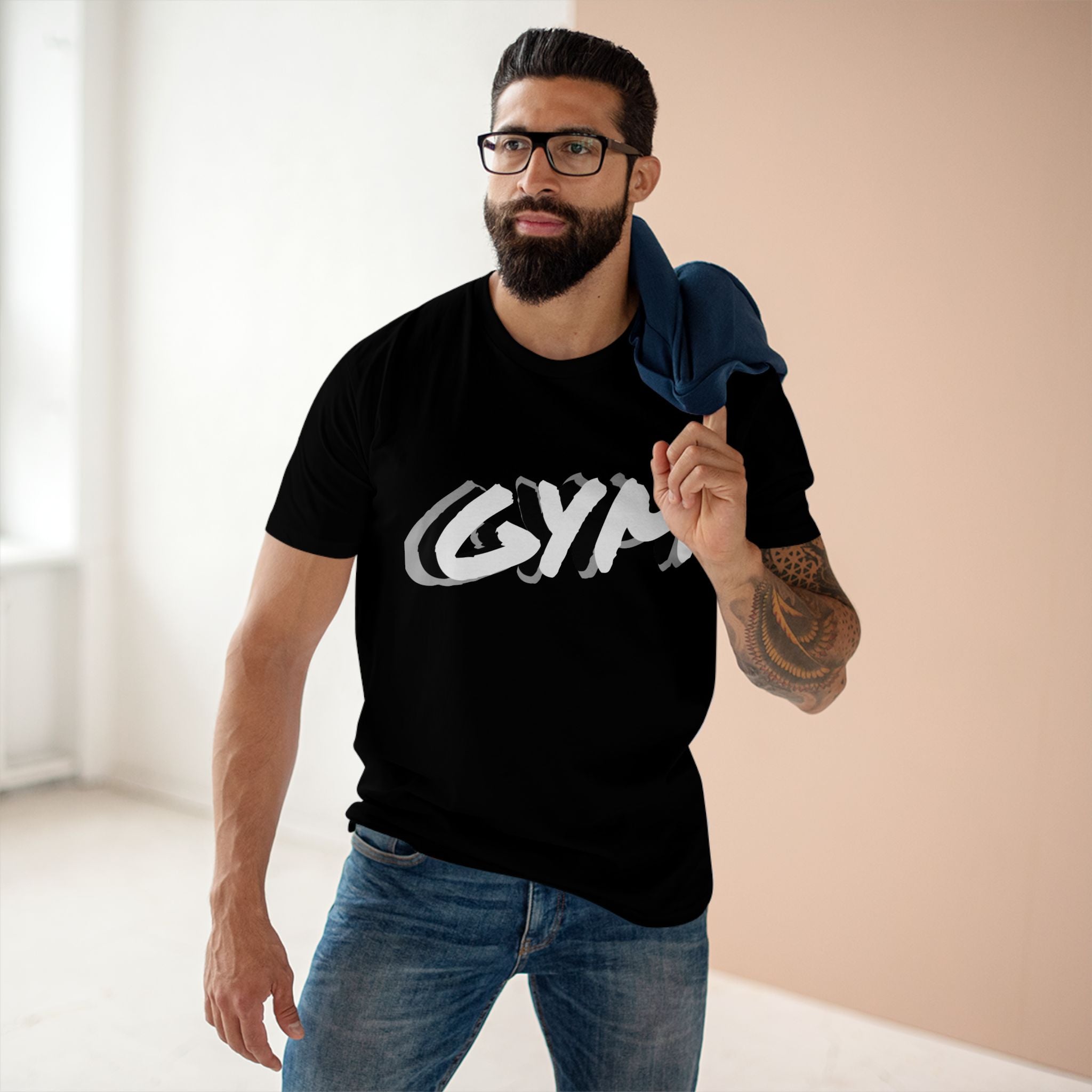 Gym Motivational Adult Staple Tee - Comfortable Workout Shirt
