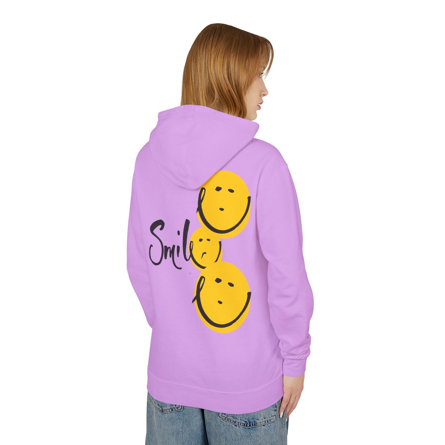 Smile Lightweight Hooded Sweatshirt