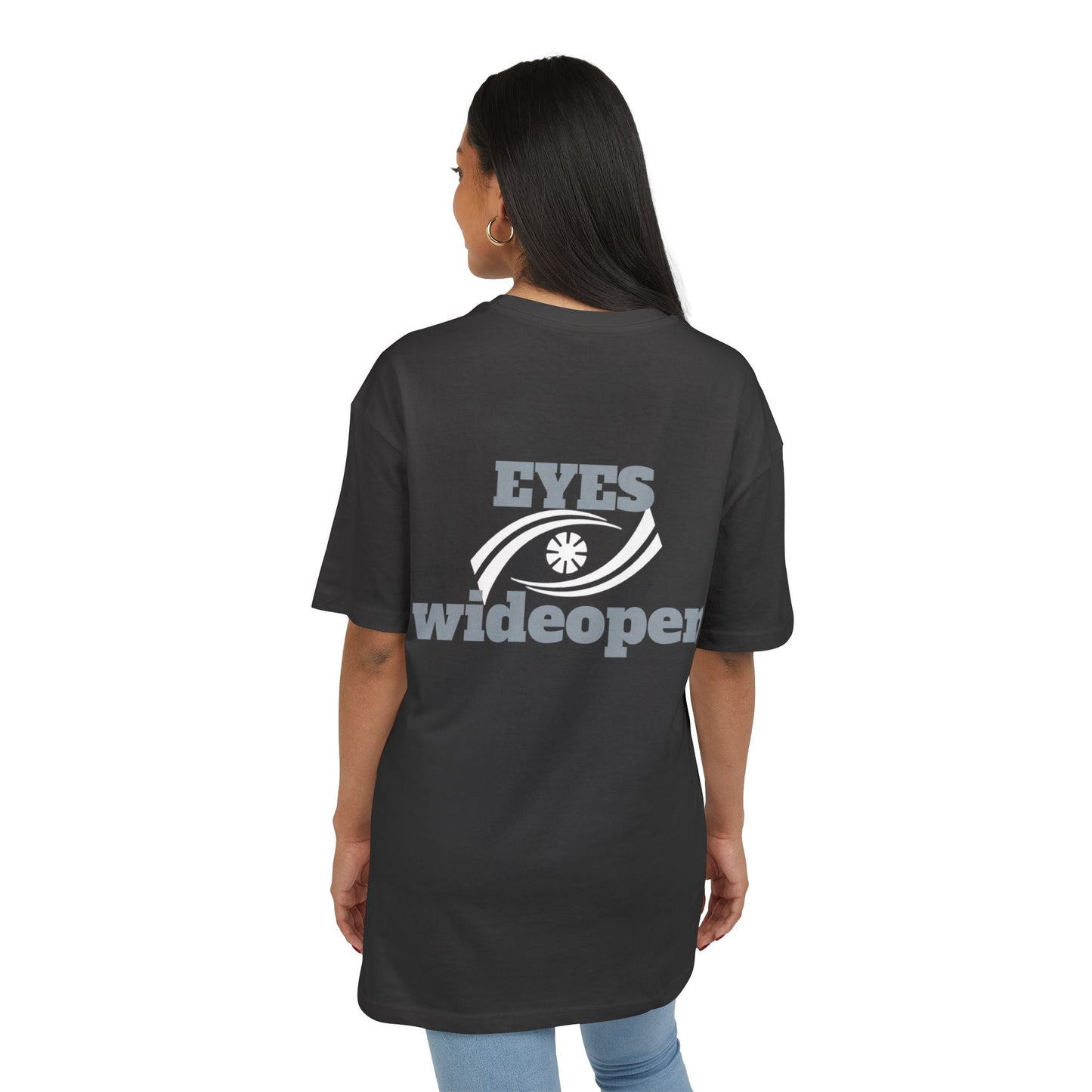 Oversized Graphic Tee - 'EYES wideopen' Statement Shirt, Casual Wear, Street Style, Gift for Trendsetters, Everyday Comfort Printify