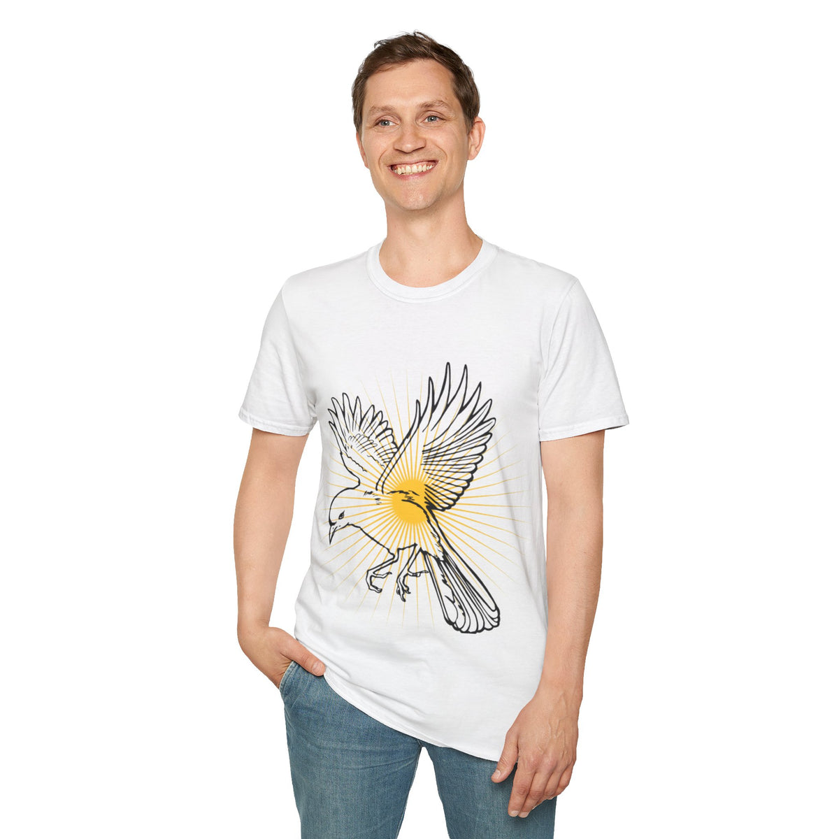 RC'nSONS Unisex Splash Eagle T-Shirt