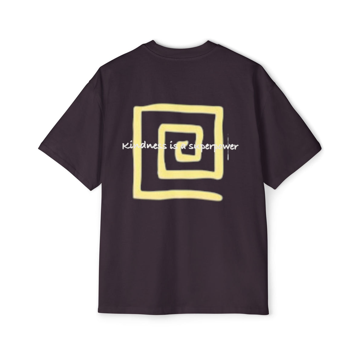 Oversized Tee - Kindness is a Super Power Graphic Design Shirt for Men Printify