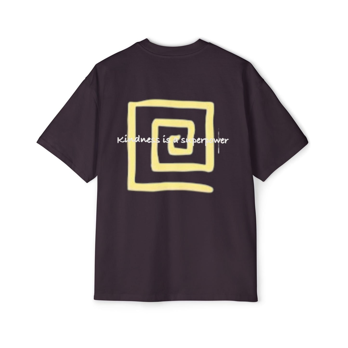 Oversized Tee - Kindness is a Super Power Graphic Design Shirt for Men Printify