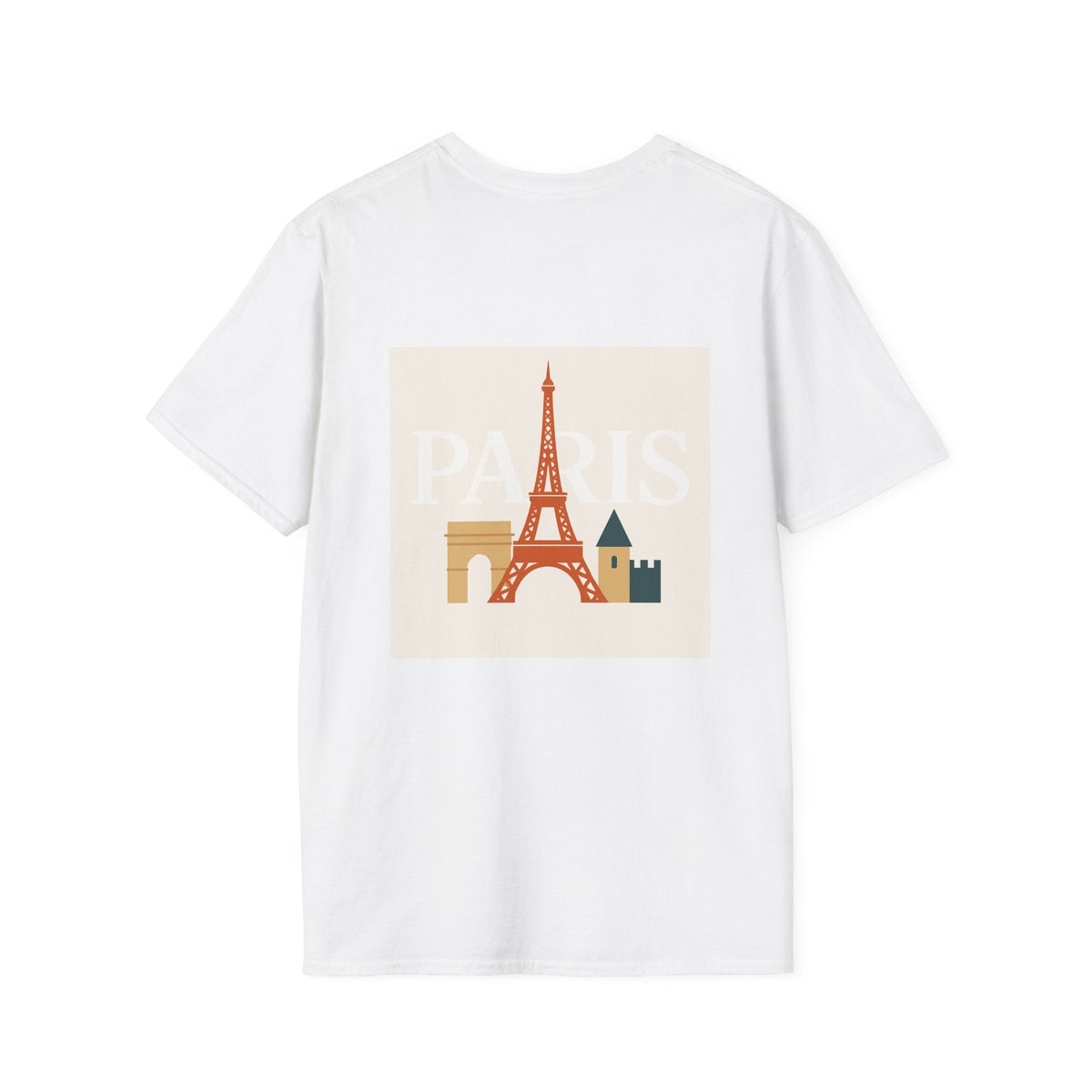 Chic Parisian Graphic Tee, Travel Shirt, Eiffel Tower T-Shirt, Gift for Travelers, Casual Wear Printify