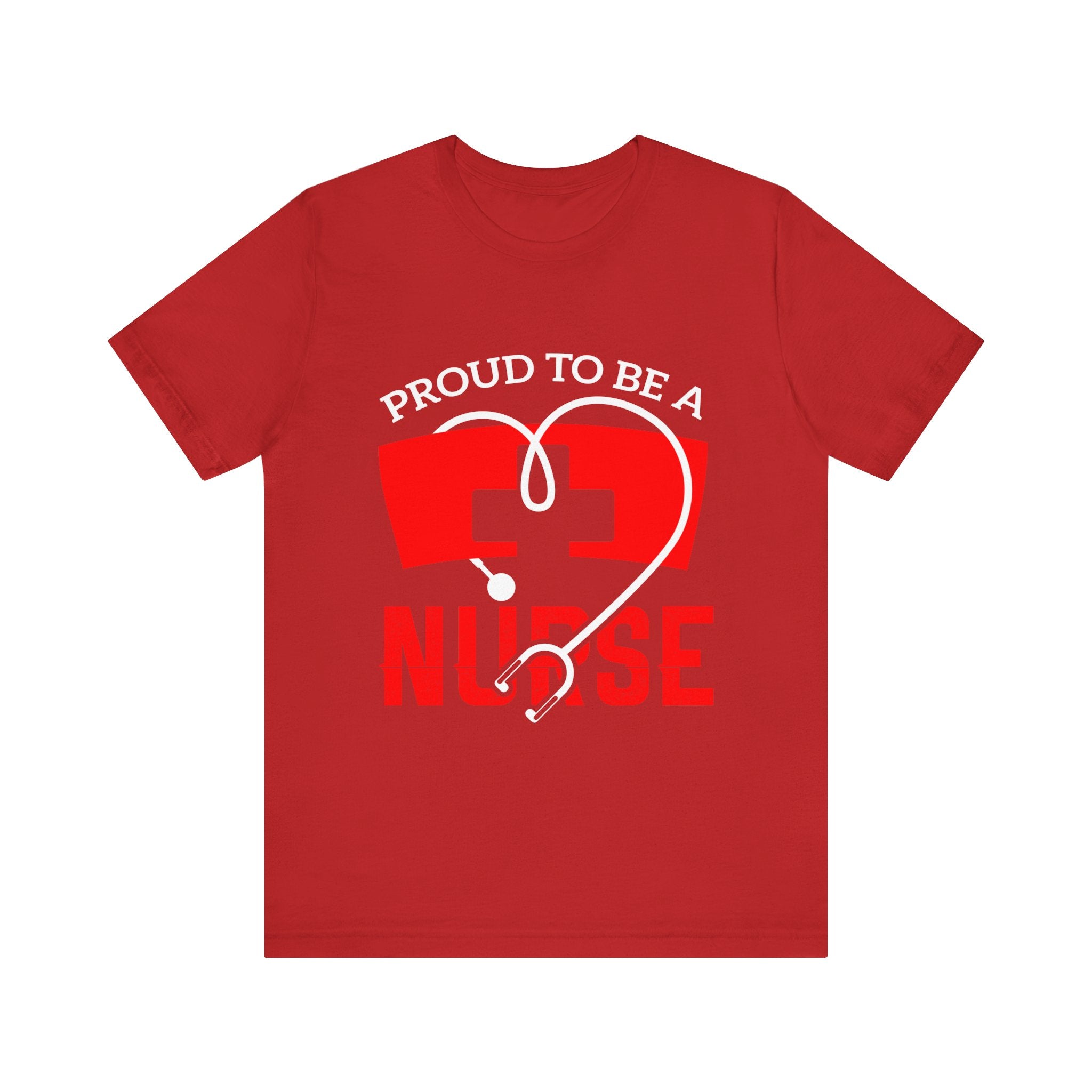 Fier d’être un tee-shirt unisexe infirmière 