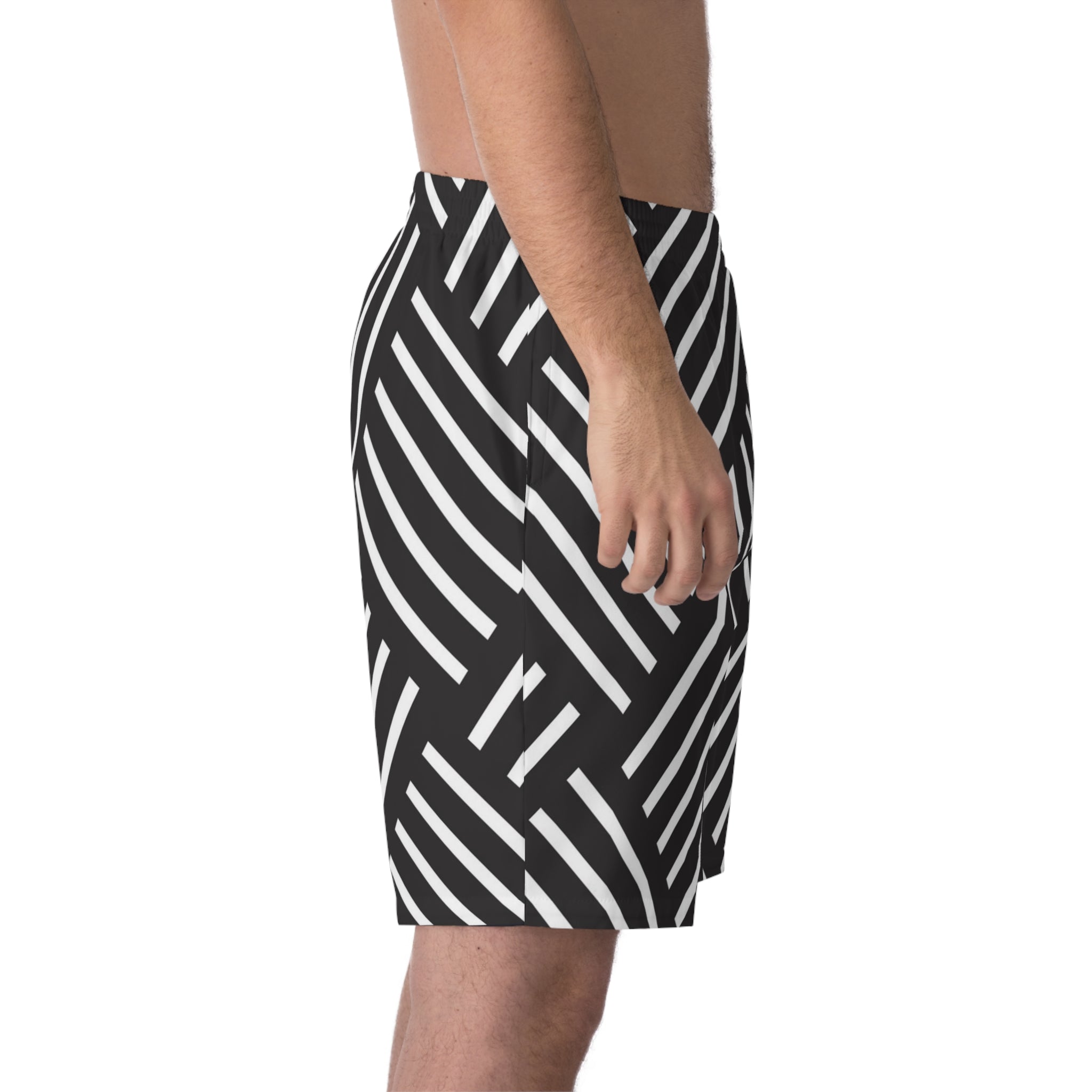 Men's Elastic Beach Shorts (AOP)
