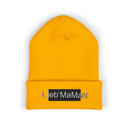 Beanie Hat with Lieb MaMaN Embroidery