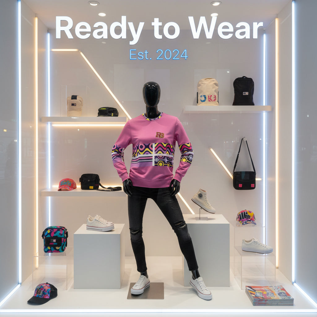 Men's Long Sleeve Shirt — Classic All-Over Print