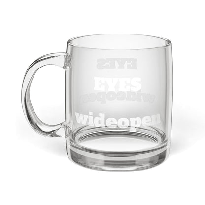 Engraved Coffee Mug - Personalized Glass Cup for Coffee Lovers, Perfect Gift for Birthdays, Anniversaries, or Just Because Printify