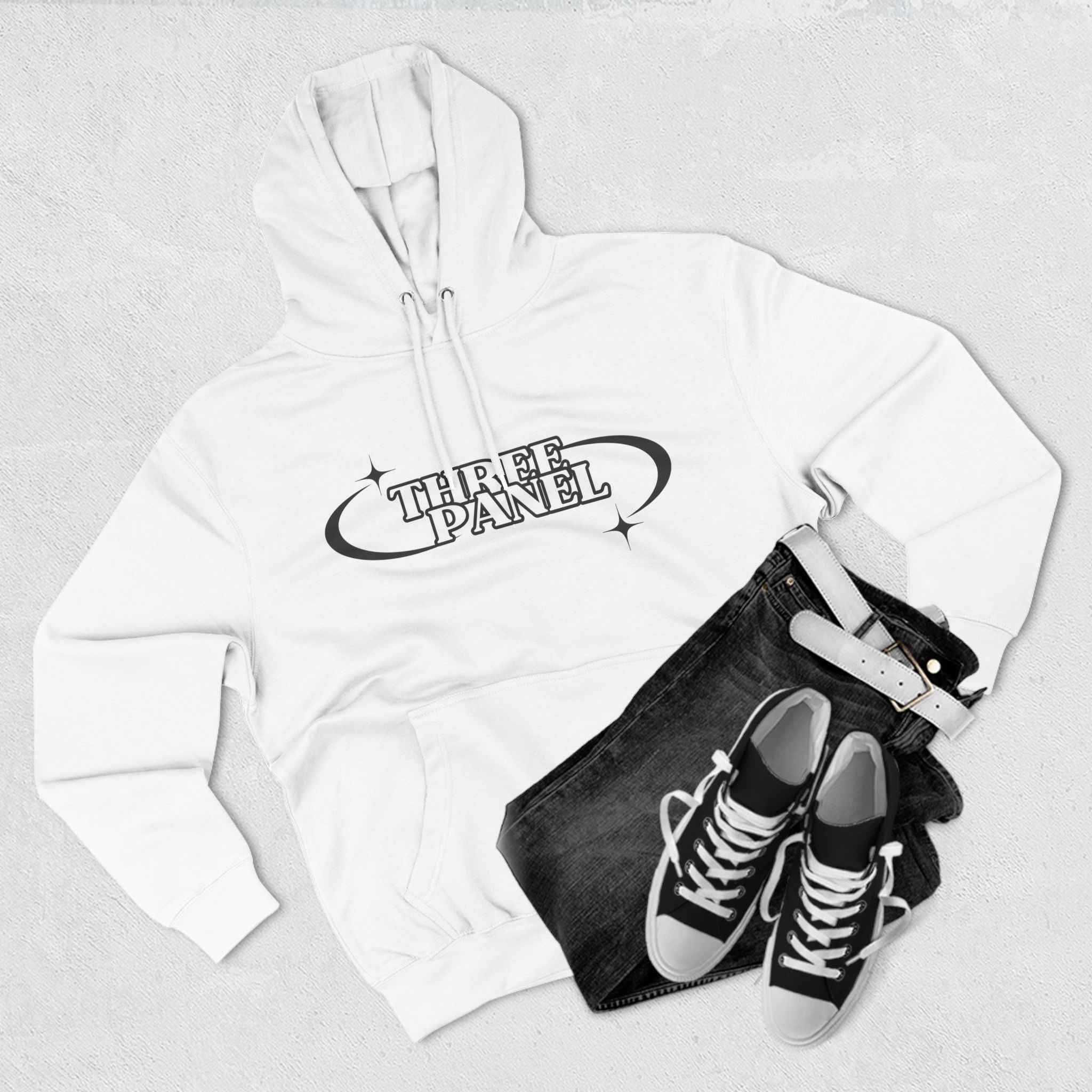 RCNSONS Three-Panel Fleece Hoodie