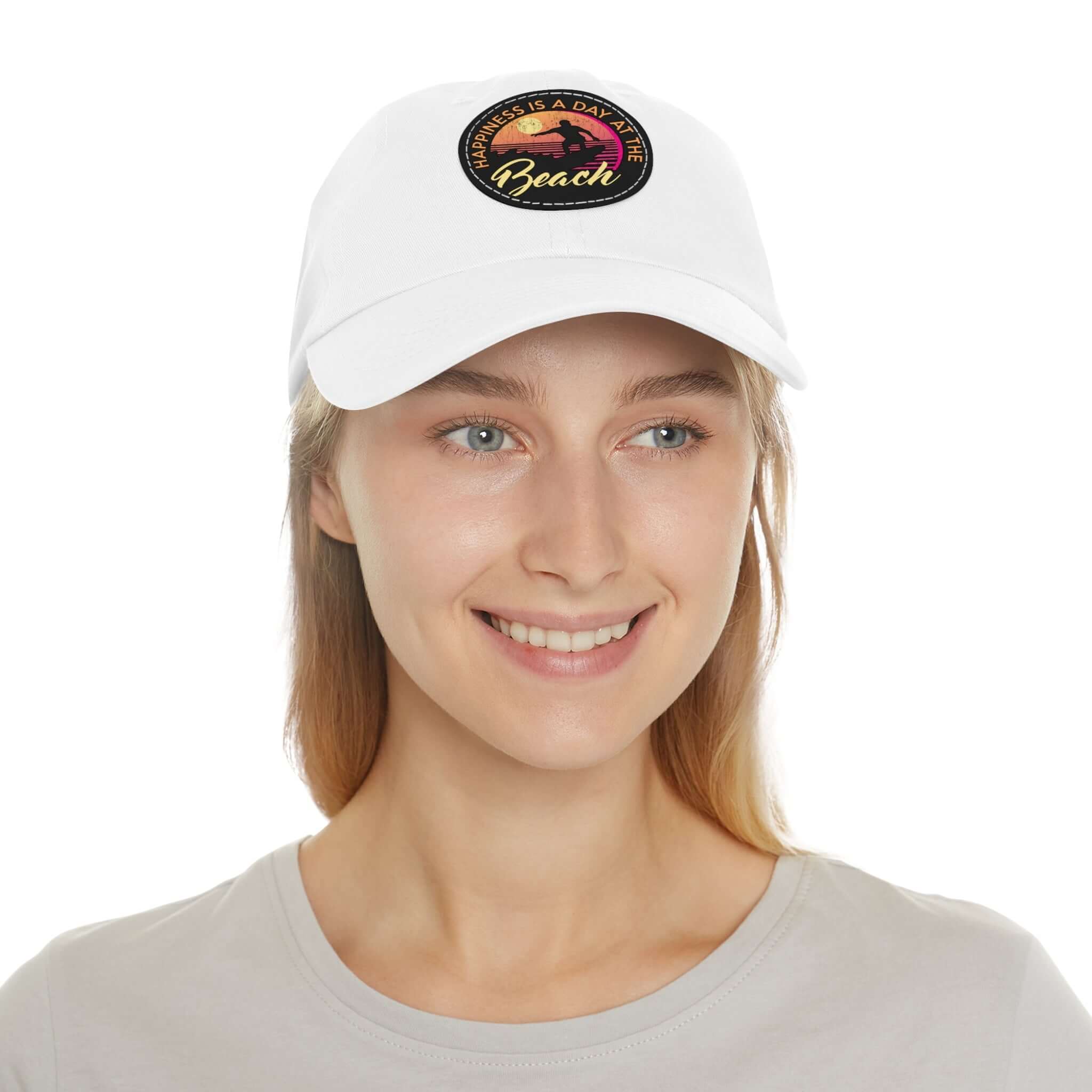 Dad Hat with Leather Patch (Round) - RC’nSONS