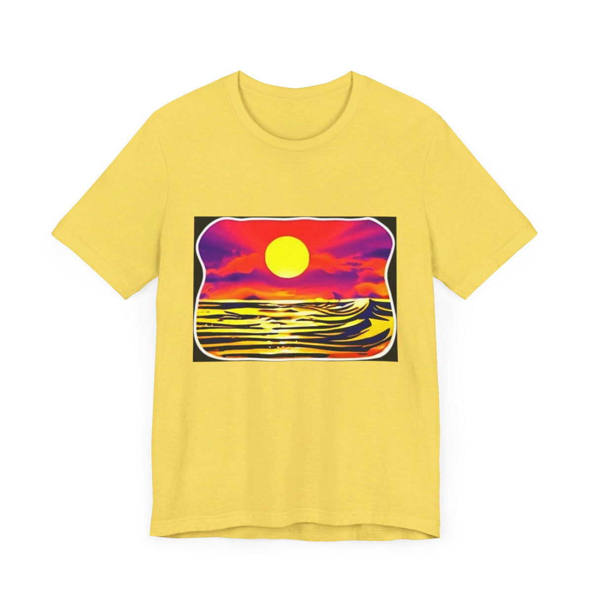 RCNSONS Unisex Short Sleeve Sunset Tee