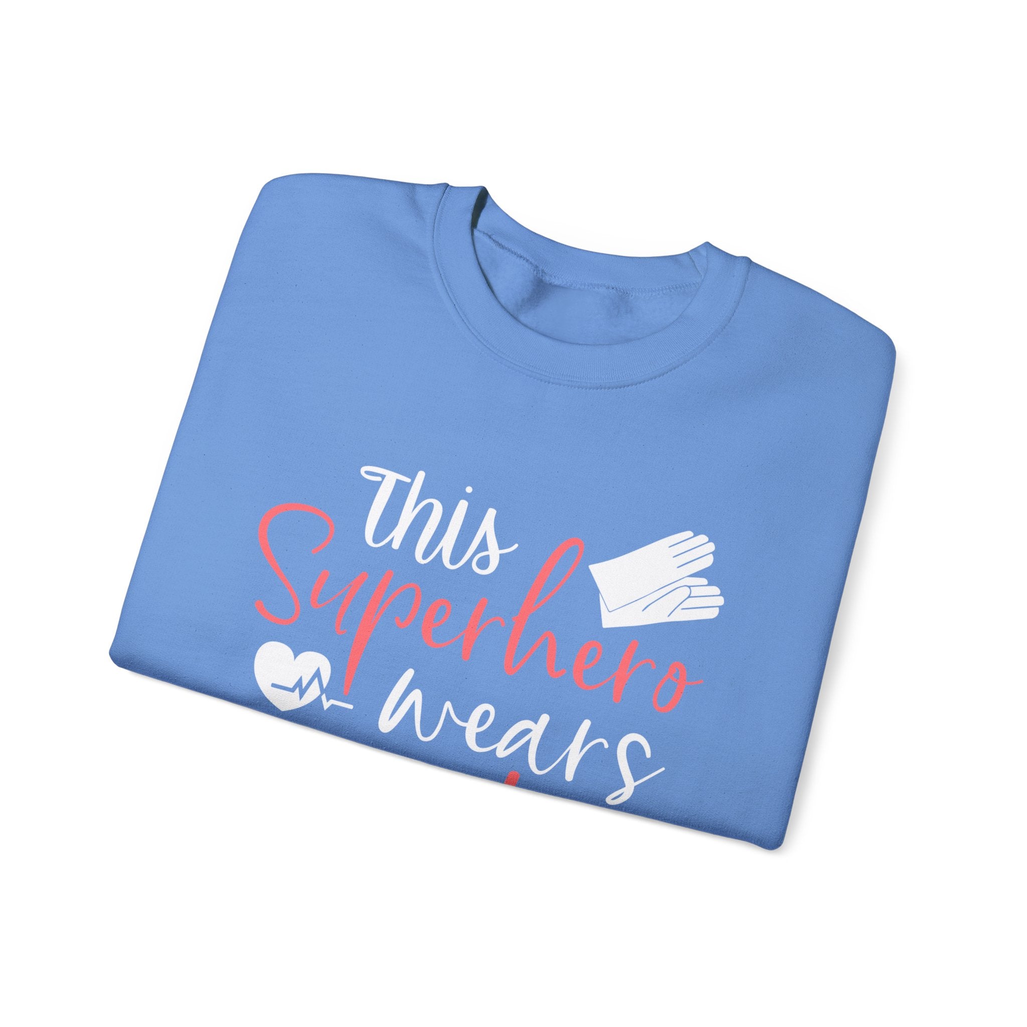 son super-héros porte des gommages Sweat-shirt unisexe 