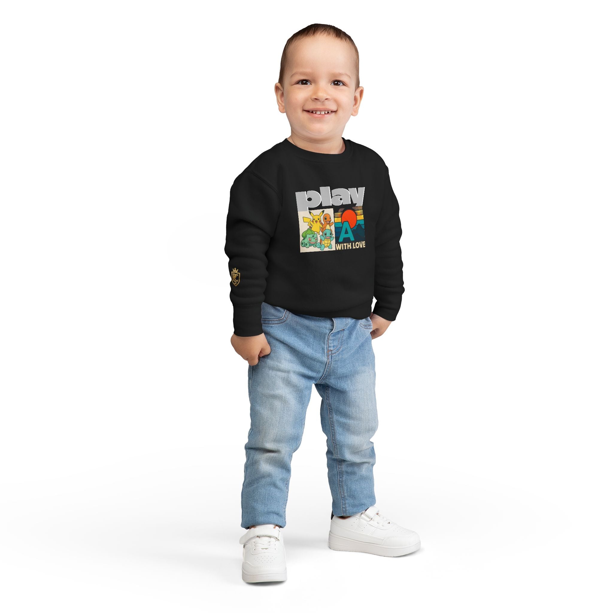 Colorful Toddler Sweatshirt – Playful, Cozy, Perfect for Birthdays, Family Outings, and Everyday Fun - Kids Apparel, Gift for Little [...] Printify