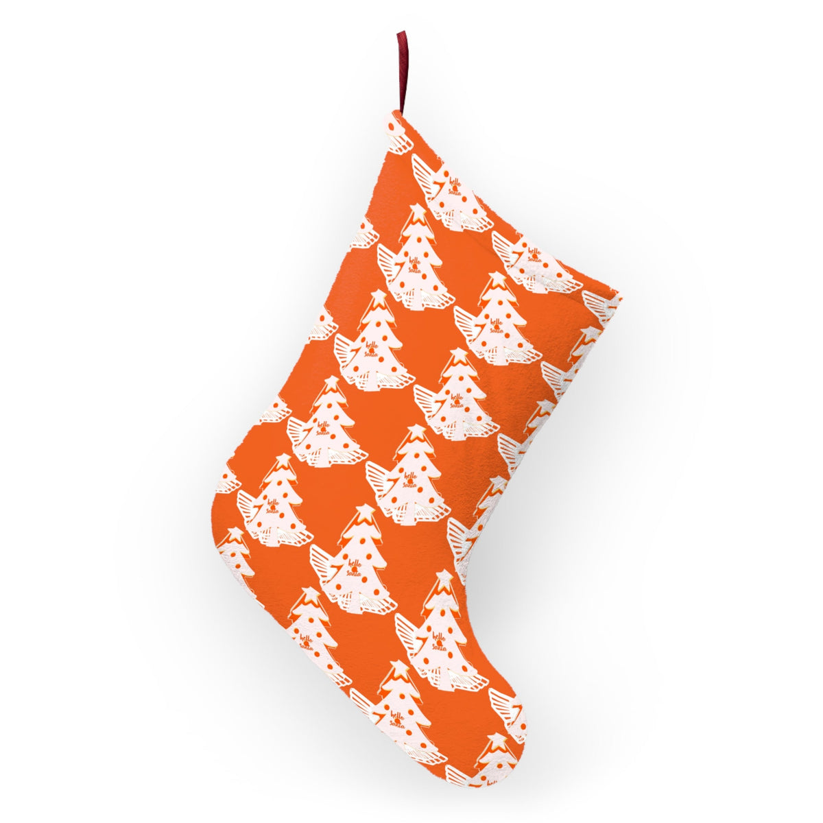 Charming Christmas Stockings with Festive Tree Designs, Holiday Decor, Gift Holders, Xmas Home Decoration, Winter Stocking Decoration, [...] Printify