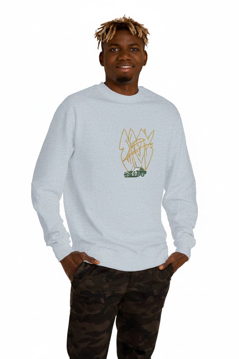 Loaded Crewneck Sweatshirt — 'Loaded' Graphic Pullover