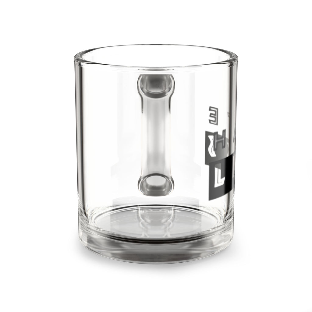 Hate Less Glass Mug - 10oz Inspirational Drinkware