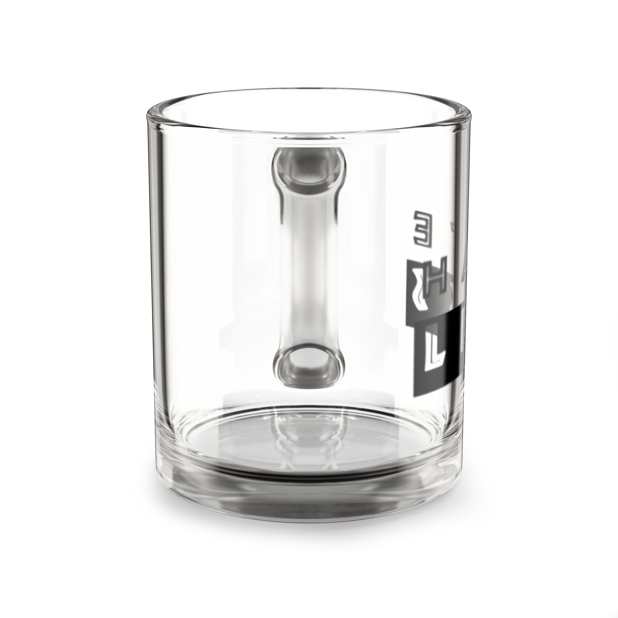 Hate Less Glass Mug - 10oz Inspirational Drinkware