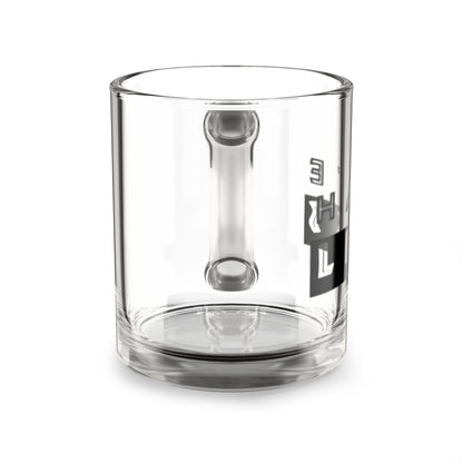 Hate Less Glass Mug - 10oz Inspirational Drinkware