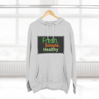 Unisex Three-Panel Fresh Simple Hoodie
