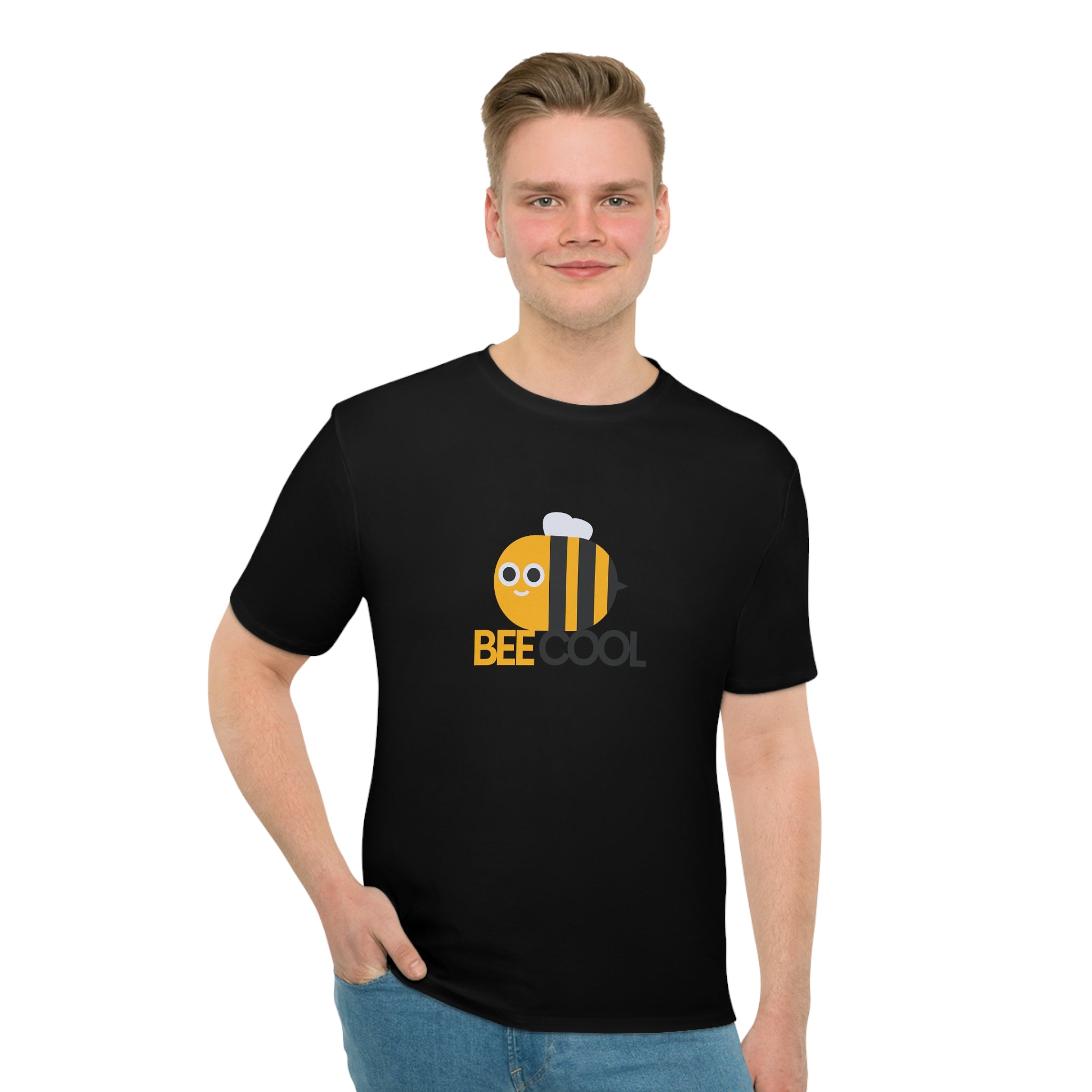 Loose T-shirt with 'Be Cool' Design